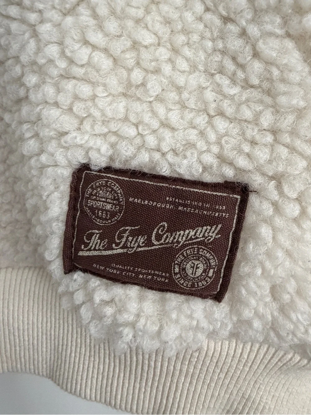 Frye Kids Colorblock Sherpa Fleece Pullover Hoodie Ivory Brown 3T